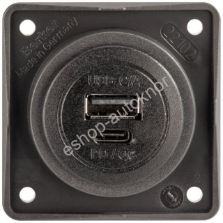 USB zásuvka USB-A/USB-C
