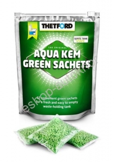 Aqua Kem Sachets  green Zip Bag